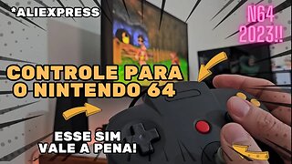 Melhor CONTROLE para o NINTENDO 64 - A salvação do Analógico!!!