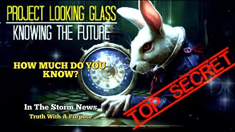 ITSN presents: 'PROJECT LOOKING GLASS KNOWING THE FUTURE: HOW MUCH DO YOU KNOW?' 7/5