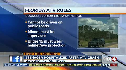 FHP urges ATV drivers to be safe and follow rules of the road