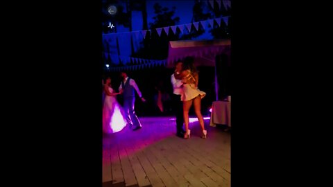 Bridesmaid & Best man stole the wedding ceremony ( #dance competition) #shorts