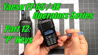 FT-65 / FT-4X Operators Series Part 12 - Programming & using the "P" keys