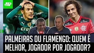 MANO A MANO POLÊMICO! Quem é MELHOR: Palmeiras ou Flamengo? Vampeta e Flavio Prado DEBATEM!