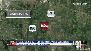 Motorcycle crash kills one person overnight