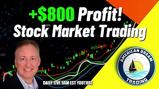 800$ Profit - VIP Member Stock Market Trading