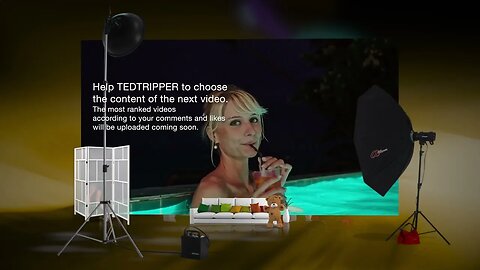 Tedtripper Casting #31 : Beauty Blonde White Bikini Night Pool