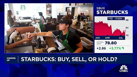 Starbucks shares rally despite revenue miss, same-store sales fall again
