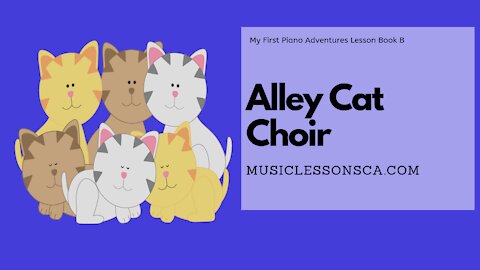 Piano Adventures Lesson Book B - Alley Cat Choir