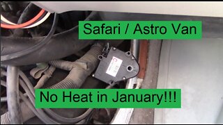 1997 Safari/Astro No Heat Issue - Control Valve? Clogged Core? Blend Door? - Let's Figure This Out