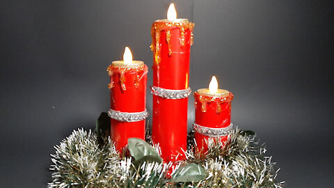 DIY Christmas Candles Using Paper Towel Rolls and Cardboard