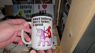 Onward buttercup mug