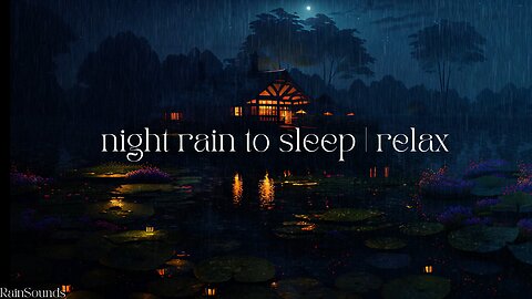 ASMR night_rain to sleep