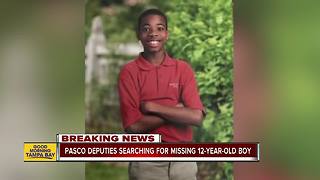 Pasco County deputies searching for missing 12-year-old Wesley Chapel boy