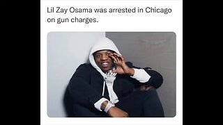 lil zay osama caught with 12 choppas by police | ONIL THE GREAT