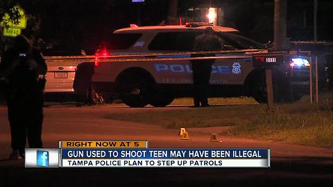 Teen shot while heading home from friends house in East Tampa