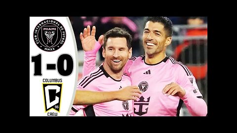 Messi Amazing Assist - Inter Miami vs Columbus 1-0 | Extended Highlights & Goals