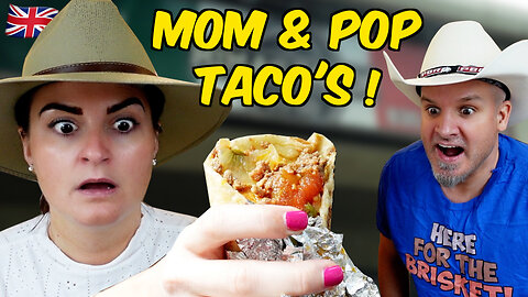 Brits Try [BREAKFAST TACOS] In Texas for the first time !
