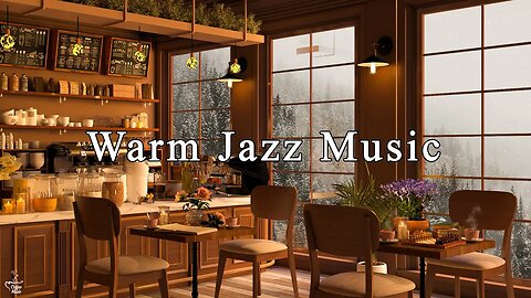 Warm Jazz Music & Cozy Coffee Shop Ambience ☕ Relaxing Jazz Instrumental Music to Relax, Study, Work