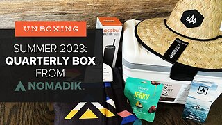 Made for the Shade! | Unboxing the Keep Cool & Adventure On QUARTERLY Box from Nomadik