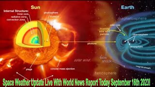 Space Weather Update Live With World News Report Today September 16th 2023!