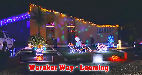 Christmas lights Perth Best Displays Waraker Way Leeming Australia