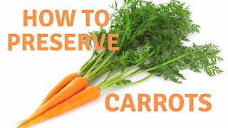 How to Preserve Carrots & Carrot Greens