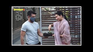 Eijaz Khan & Pavitra Punia Celebrate Latter's Birthday With The Media