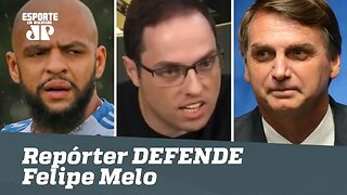 Repórter DESABAFA e DEFENDE Felipe Melo após apoio a Bolsonaro!