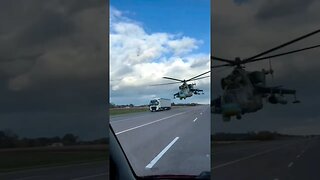 Truck VS Helicopter 😱 #shorts