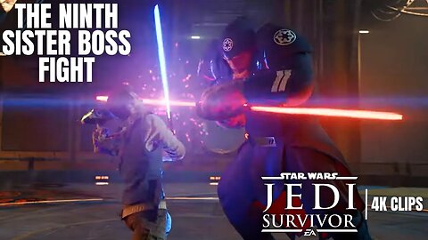 STAR WARS Jedi: Survivor | The Ninth Sister Boss Fight (Star Wars Jedi Survivor 4K Clips)