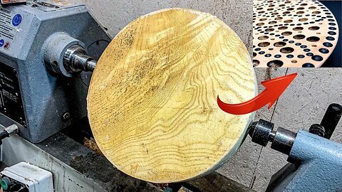 Woodturning / carving – Heart of Holes Plate
