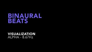 Binaural Beats - Visualization 8.67Hz