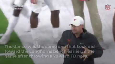 Texas Coach Tom Herman Mocks Mizzou's Quarterback With Little Dance