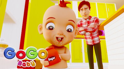 Johny Johny Yes Papa 👶 THE BEST Song for Children | GoGo Baby - Nursery Rhymes & Kids Songs