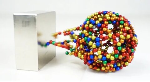 Monster Magnets VS Magnetic Sculptures in Slow Motion Magnetic Games