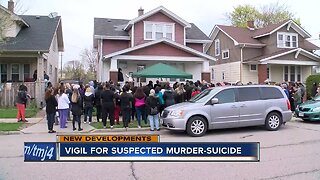 Vigil for suspected murder-suicide