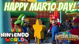 HAPPY MAR10 DAY! | Let’s Celebrate! | Super Nintendo World | Universal Studios Hollywood!