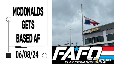 OHIO MCDONALD'S GETS BASED & FLIES U.S. FLAG UPSIDE DOWN (06/08/24)