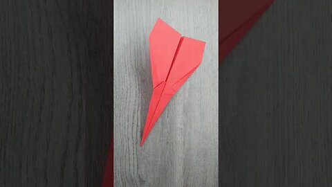 Origami easy long flight paper plane with Ski #origami #easyorigami #diy #paper #paperplane