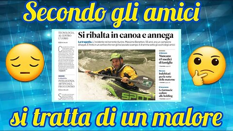 Morto il campione di Kayak Massimo Benetton