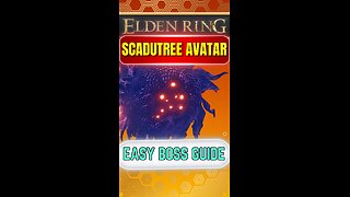 Scadutree Avatar easy boss guide ( sunflower boss ) Elden Ring Shadow of the Erdtree DLC #eldenring