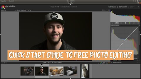 Quick Start on How to Edit Photos for Free on Desktop | darktable alternative to Lightroom