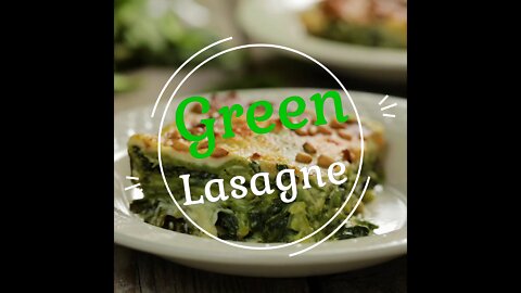Green Lasagne | Easy | Tasty | Simple | Recipe