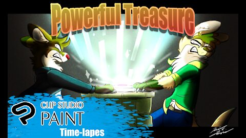 Powerful Treasure | Clip Studio Paint Time-lapse