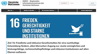 Ziel 16: Friedliche Gesellschaften, nachhaltige Entwicklung? Wahre Agenda: Die Verschärfung...