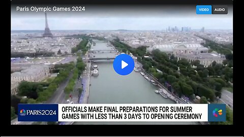 The preparations done before the start of the 2024 Paris Olympics.