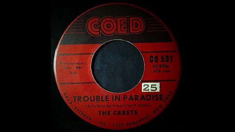 The Crests – Trouble In Paradise