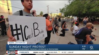 The Aftermath: Tucson protesters disperse as curfew takes effect