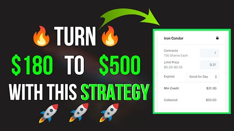 Great Stock Option Strategy To Make Money | Robinhood & Webull