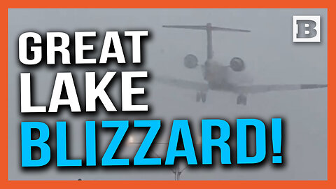Great Lake-Effect! Snowstorm from Lake Erie Shrouds Rochester Airport