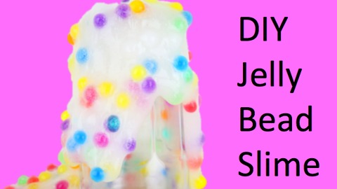 DIY Jelly bead slime